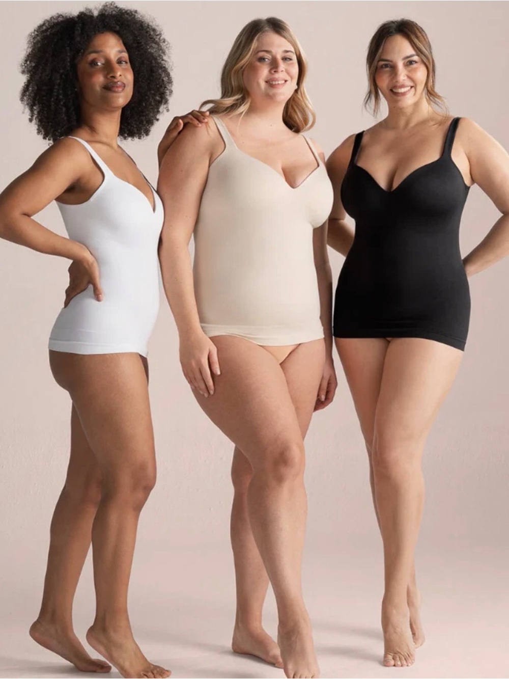 Shapermint NWT Essentials Sweetheart Built-In Bra Shaper White Cami Sz 3XL - Picture 15 of 15